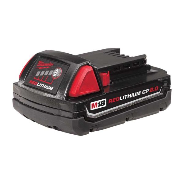 Batería de litio 18V 2.0Ah Milwaukee 48-11-1820 CP2.0 M18 REDLITHIUM