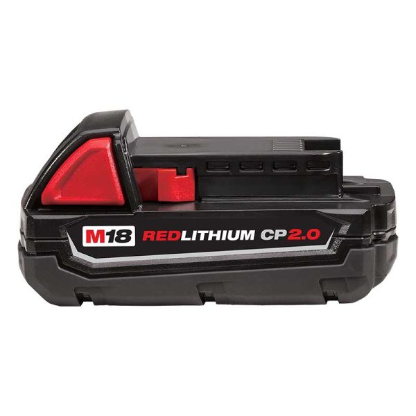 Batería de litio 18V 2.0Ah Milwaukee 48-11-1820 CP2.0 M18 REDLITHIUM - Imagen 2