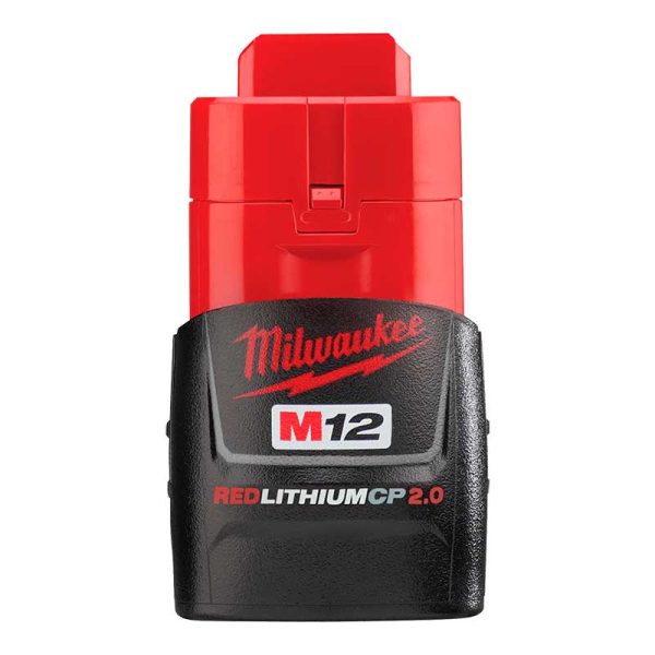 Batería de litio 12V 2.0Ah Milwaukee 48-11-2420 M12 REDLITHIUM CP2.0 - Imagen 2