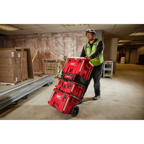 Caja de herramientas con ruedas con asa contraíble PACKOUT Milwaukee 48-22-8427 250lbs(113.40kg) - Imagen 7