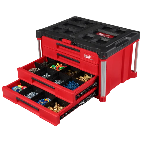 Caja de herramientas con 4 cajones PACKOUT Milwaukee 48-22-8444 50lbs(22.68kg) - Imagen 3