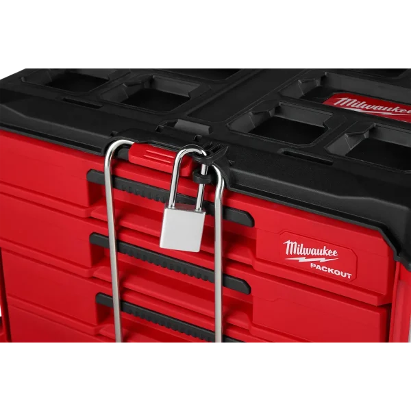 Caja de herramientas con 4 cajones PACKOUT Milwaukee 48-22-8444 50lbs(22.68kg) - Imagen 6