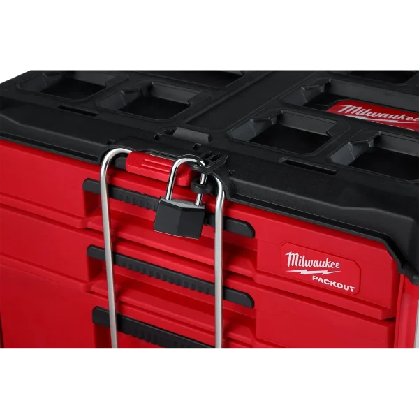 Caja de herramientas con 3 cajones de profundidad múltiple PACKOUT Milwaukee 48-22-8447 50lbs(22.68kg) - Imagen 6