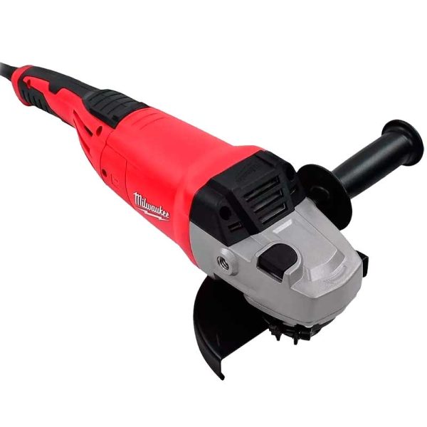 Amoladora angular eléctrica Milwaukee 6086-59A 180mm(7”) 2200w 8500rpm 220v con interruptor gatillo - Imagen 3