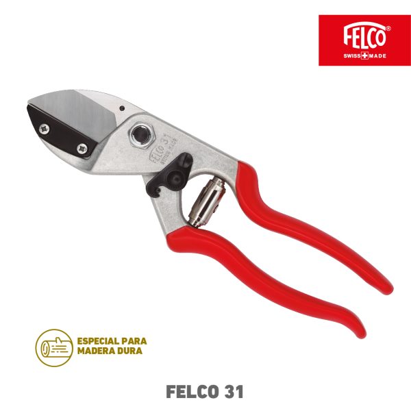 Tijera de Podar tipo yunke Felco 31 Profesional corte 25mm - Imagen 2