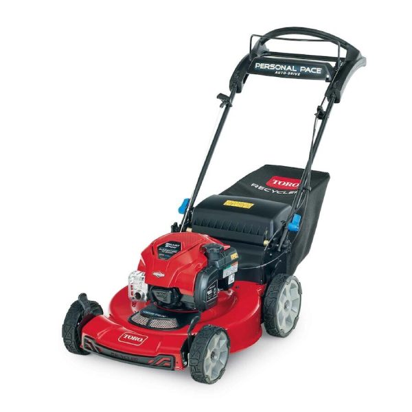 Cortadora de césped pasto a explosión 4T Nafta Toro Recycler 21465 9.8Nm 6.5HP 150cc 56cm(22”) 3×1 autopropulsada con Personal Pace SmartStow