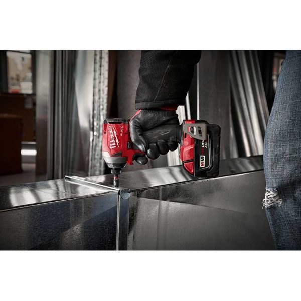 Atornillador de Impacto a Batería 18V M18 FUEL Milwaukee 2953-20 1/4” 226Nm (no incluye batería ni cargador) - Imagen 7