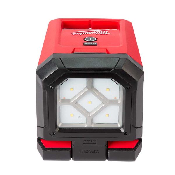Reflector luz lámpara led de área montaje a Batería 18V M18 ROVER Milwaukee 2365-20 (no incluye batería ni cargador) - Imagen 4
