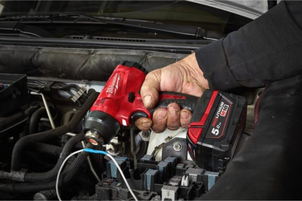 Pistola de calor compacta a Batería 18V M18 Milwaukee 2688-20 Temperatura 470°C (no incluye batería ni cargador) - Imagen 7