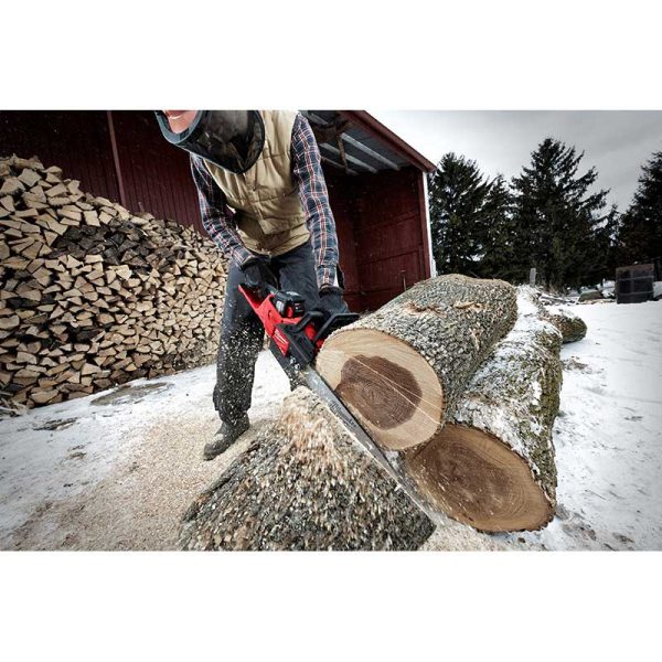 Motosierra inalámbrica a Batería M18 FUEL Milwaukee 2727-20 Espada de 40cm(16") (no incluye batería ni cargador) - Imagen 12