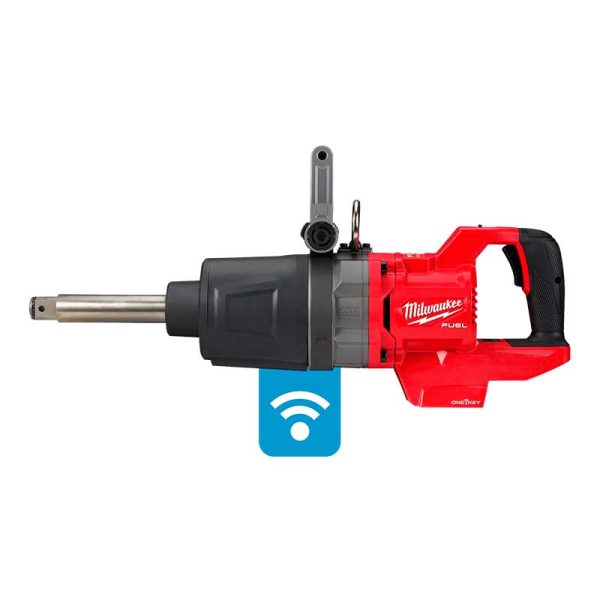 Llave de impacto con eje extendido y mango en D a Batería M18 FUEL Milwaukee 2869-20 1"(25.4mm) 2576Nm ONE-KEY (no incluye batería ni cargador) - Imagen 2