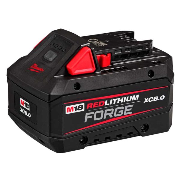 Batería de litio 18V 8.0Ah Milwaukee 48-11-1881 M18 REDLITHIUM FORGE XC8.0