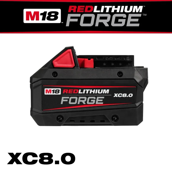 Batería de litio 18V 8.0Ah Milwaukee 48-11-1881 M18 REDLITHIUM FORGE XC8.0 - Imagen 3