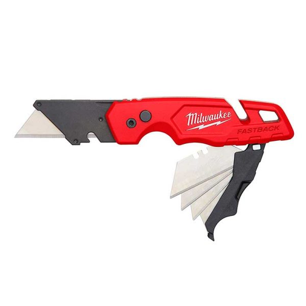 Cutter Cuchilla Trincheta Navaja Compacto Multiusos plegable Milwaukee 48-22-1502 con almacenamiento de hojas - Imagen 2