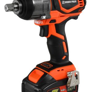 Llave de impacto inalámbrica a Batería 18V Brushless Dowen Pagio LIBB18I 1/2”(12.7mm) 520Nm 9993136 con maletín (incluye 1 batería 4.0Ah y 1 cargador)