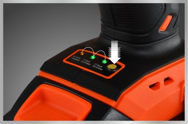 Llave de impacto inalámbrica a Batería 18V Brushless Dowen Pagio LIBB18I 1/2”(12.7mm) 520Nm 9993136 con maletín (incluye 1 batería 4.0Ah y 1 cargador) - Imagen 6