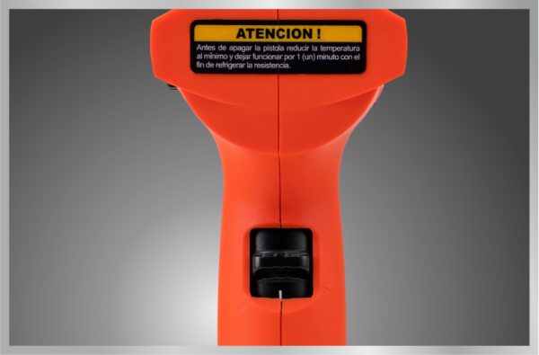 Pistola de Calor Aire Caliente Eléctrica Dowen Pagio PAC2000H 600°C 2000W con maletín 9993460 - Imagen 5