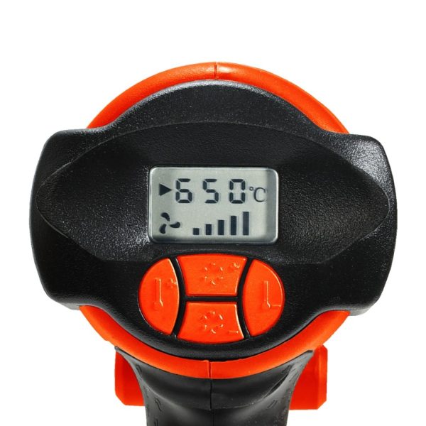 Pistola de Calor Aire Caliente Eléctrica Display Digital Dowen Pagio PACD220OP 650°C 2200W 9993461 - Imagen 6