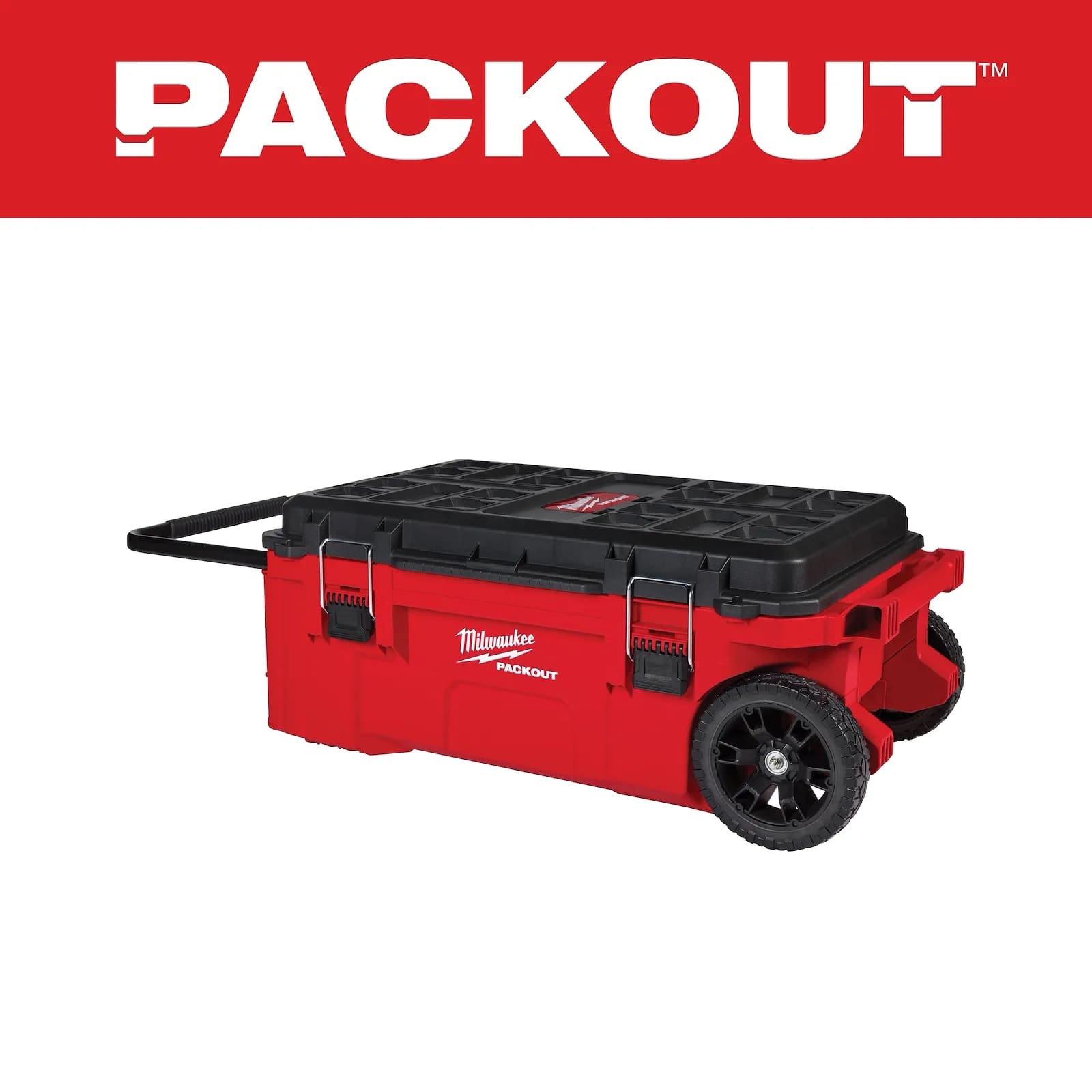 Caja de herramientas baúl con ruedas PACKOUT Milwaukee 48-22-8428 113kg(250lb) - Imagen 8