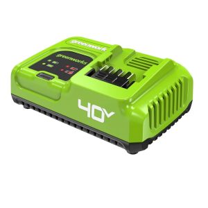 Cargador rápido 40V 5Ah Greenworks 1809502 para Batería de Litio 40V