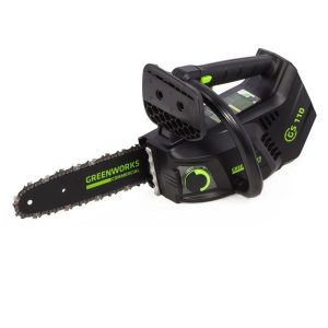 Motosierra inalámbrica a Batería 40V Greenworks 2003807 GD40TCS Espada 10”(25cm) Especial Poda (no incluye batería ni cargador)