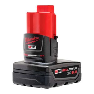 Batería de litio 12V 6.0Ah Milwaukee 48-11-2460 M12 REDLITHIUM XC6.0