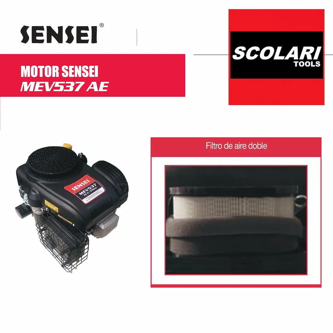 Repuesto motor Sensei 19.5 HP para tractor cortacésped