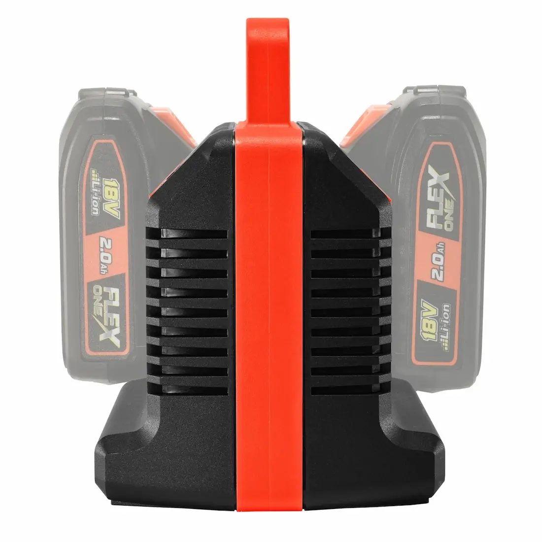 Cargador doble FLEX ONE 9998156 con baterias en carga