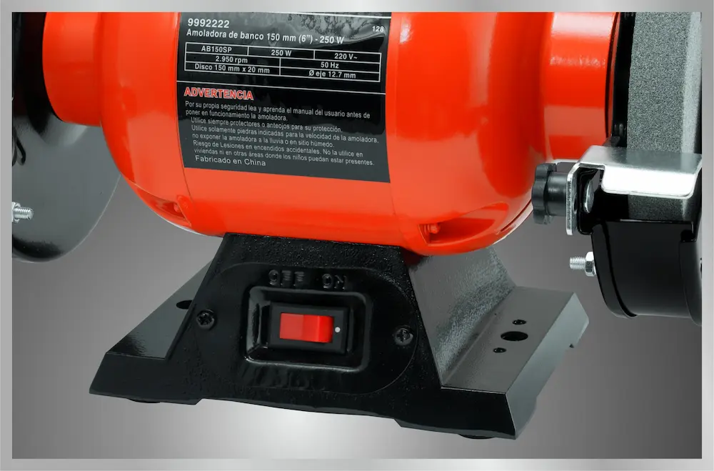 Amoladora de Banco Eléctrica Dowen Pagio AB150SP 150mm(6”) 250W 9992222 - Imagen 3