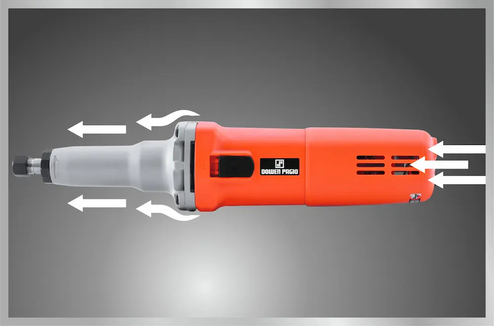 Amoladora Recta Eléctrica Dowen Pagio AR25SP 6.35mm(1/4”) 680W 9993280 - Imagen 3