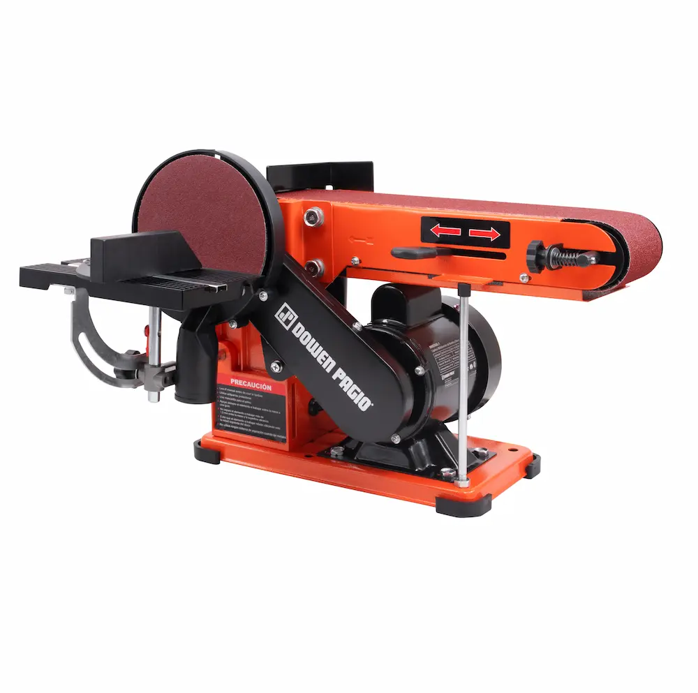 Lijadora multifunción de banda y disco Dowen Pagio LBD350SP de 350W con mesa regulable