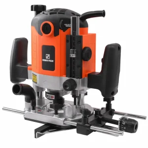 Fresadora rebajadora router eléctrica Dowen Pagio MAGNUM RM12P de 1400W de uso profesional.